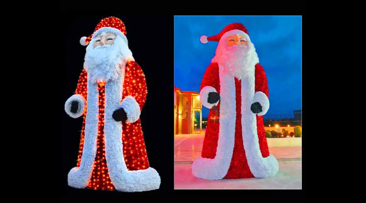Large 3D Santa Claus Commercial Feature