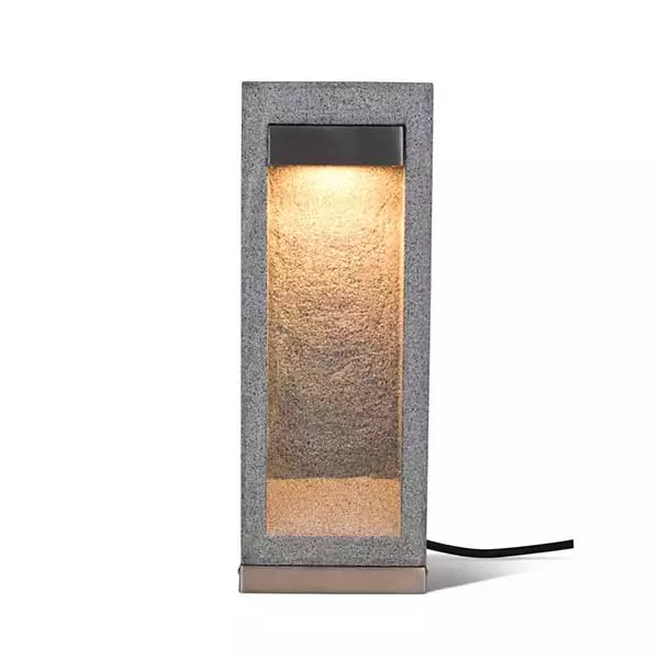Natural Granite Outdoor Bollard Light