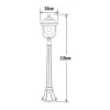 Measurements lamp post