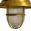 Polished Brass Hanging Outdoor Lantern
