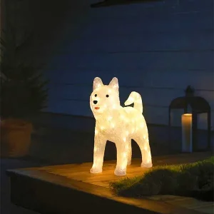 Husky Dog Outdoor Christmas Decoration