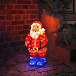 LED Acrylic Santa 55CM Christmas Decoration