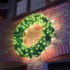 Outdoor Christmas Wreath Pre-Lit 100CM