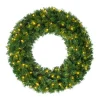 Outdoor Christmas Wreath Pre-Lit 100CM