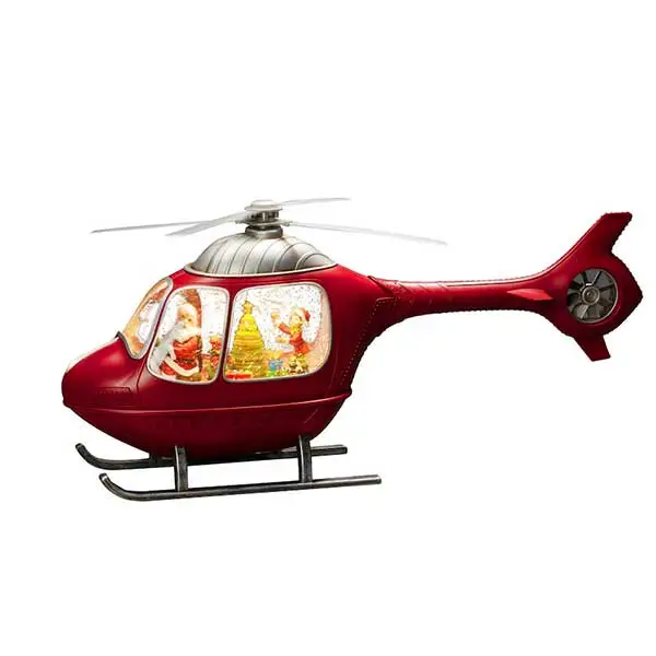 Water Lantern Santa Helicopter With Timer