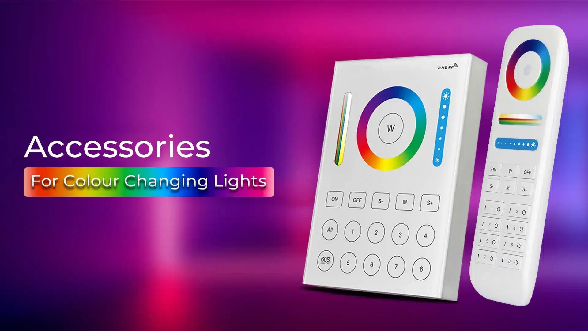 Accessories for colour changing lights