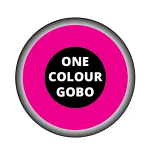 one colour custom gobo