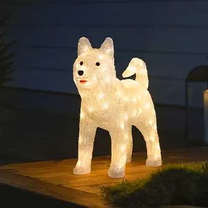 3D décor features for outdoor Christmas decorations