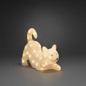 Acrylic Laying Cat Outdoor Decoration