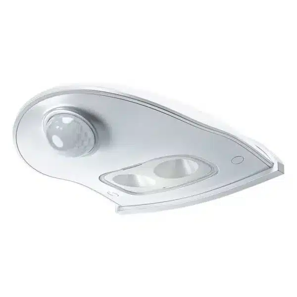 LED down outdoor wall light in white colour with motion sensor