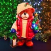 LED Large Teddy Bear Christmas Decoration With Timer Function
