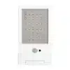 Energy-efficient LED outdoor wall light with a solar panel, motion sensor and daylight sensor