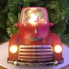 Red Pick Up Truck Christmas Table Top Decoration