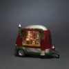 Water Lantern Red Caravan With Santa