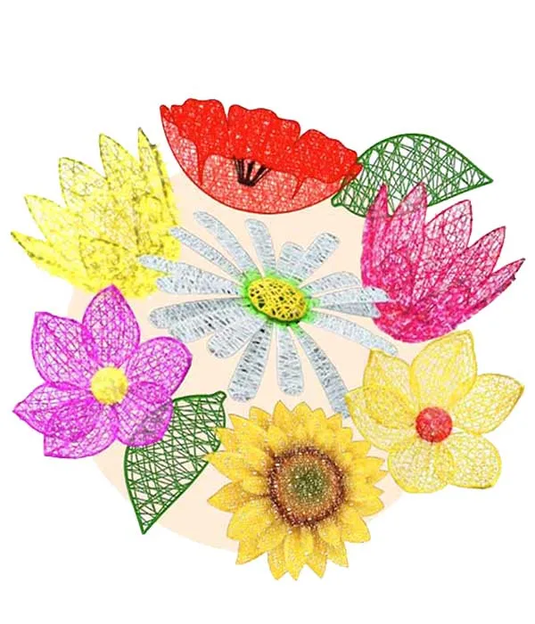 Wide range of flowers for ground decorations