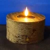Battery Operated Black Deluxe LED Pillar Candle