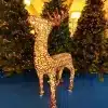 Acrylic standing reindeer with 400 LED lights for indoor and outdoor Christmas decoration