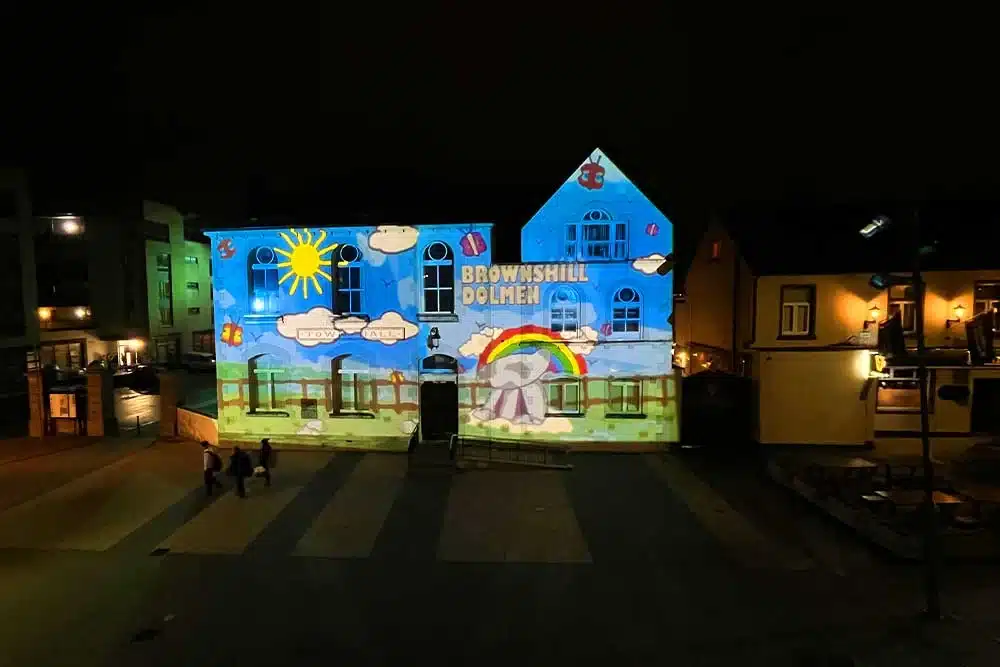 Cultural Gobo Projections Carlow Town Hall