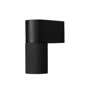 Down black outdoor wall light for porch, garden and entryway