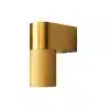 Down gold outdoor wall light for porch, garden and entryway