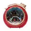 Animated musical Christmas village scene in ball design for table top decoration