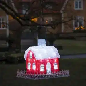 LED Bird Feed House Outdoor Christmas Decoration