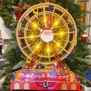 Musical Animated Ferris Wheel Christmas Table Decoration