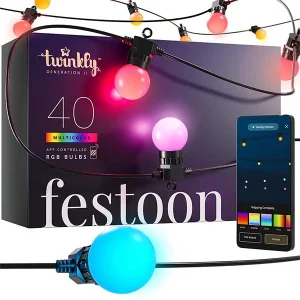 Twinkly 40 LED Multicolour Festoon Party Lights