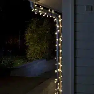 Warm White Cherry Bulb 80 LED String Light Set