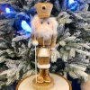 Champagne Nutcracker Soldier Christmas Decoration