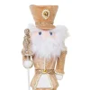 Champagne Nutcracker Soldier Christmas Decoration