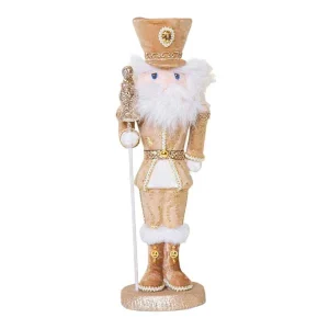 Champagne Nutcracker Soldier Christmas Decoration