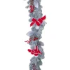 White Frosted Christmas Garland