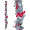 White Frosted Christmas Garland