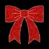 Giant red bow 2D Christmas decoration