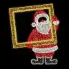 Santa Picture Frame Selfie Outdoor Christmas Decoration