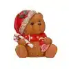 Christmas Teddy Bear With Candy Cane Table Top Indoor Decoration