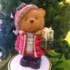 Christmas Teddy Bear With Gift Boxes Table Top Indoor Decoration