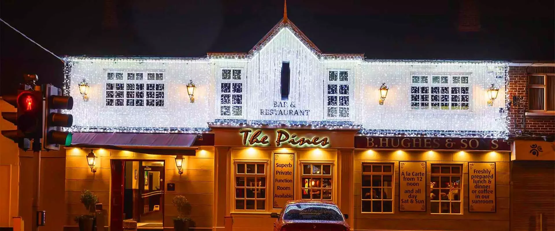 Bars and restaurants Christmas lighting projects