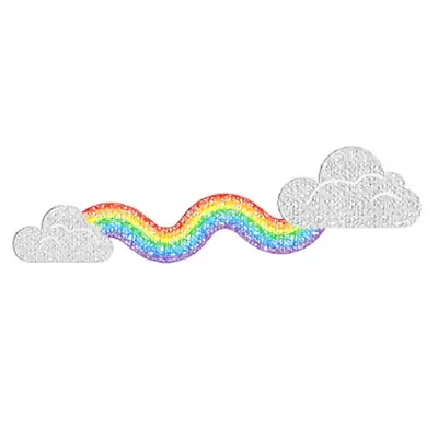 Clouds & Rainbow Hanging Decoration