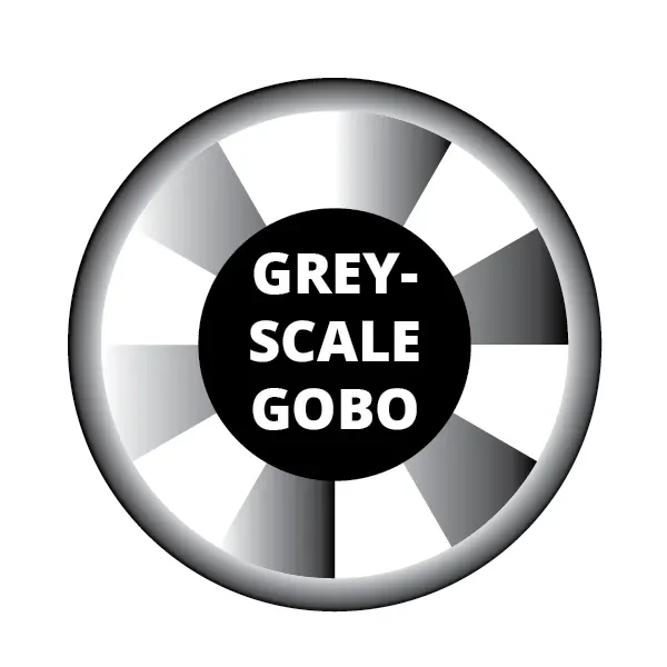grey scale gobo