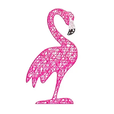 Pink flamingo for party decoration