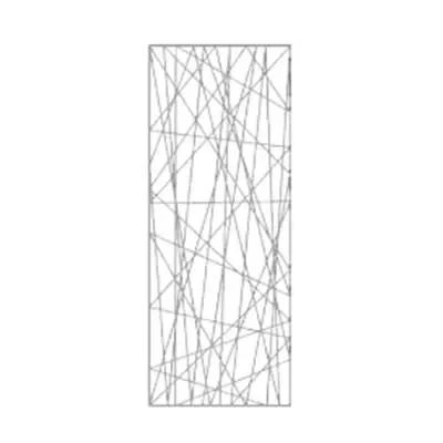 Rectangle screen structure decorations