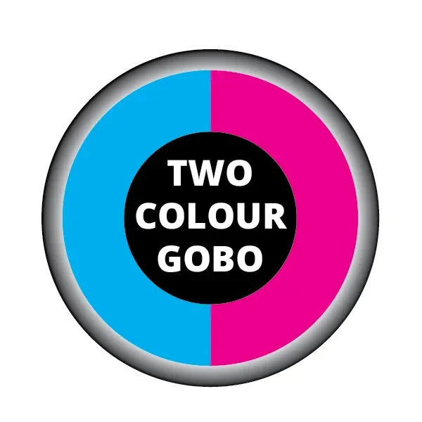 two colour custom gobo